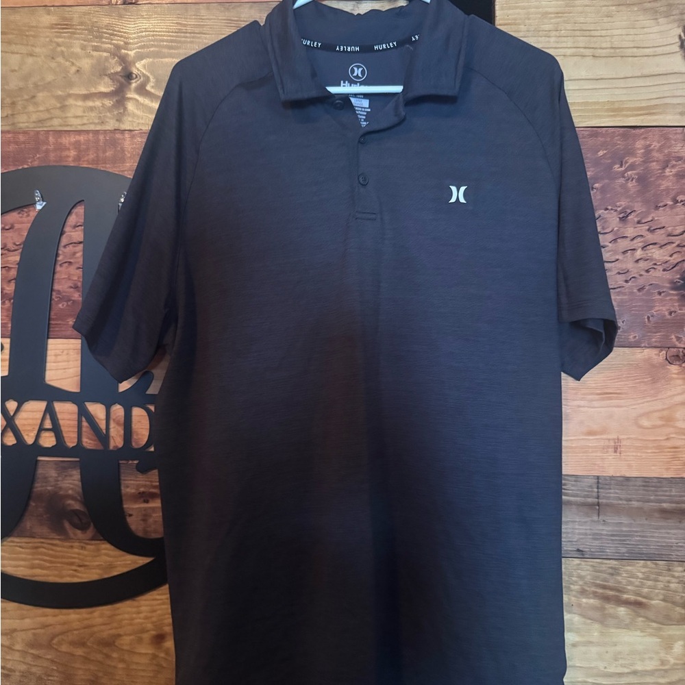 Hurley Men's Charcoal Polo Shirt